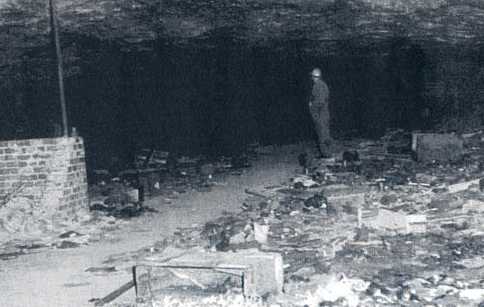 Reste der unterirdischen Produktionsstätten (um 1950)